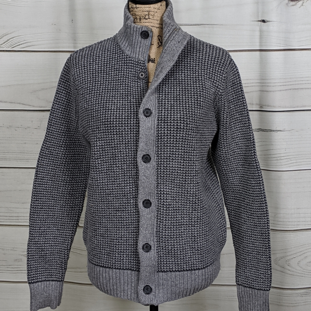 BANANA REPUBLIC Gray Textured Sweater sz S